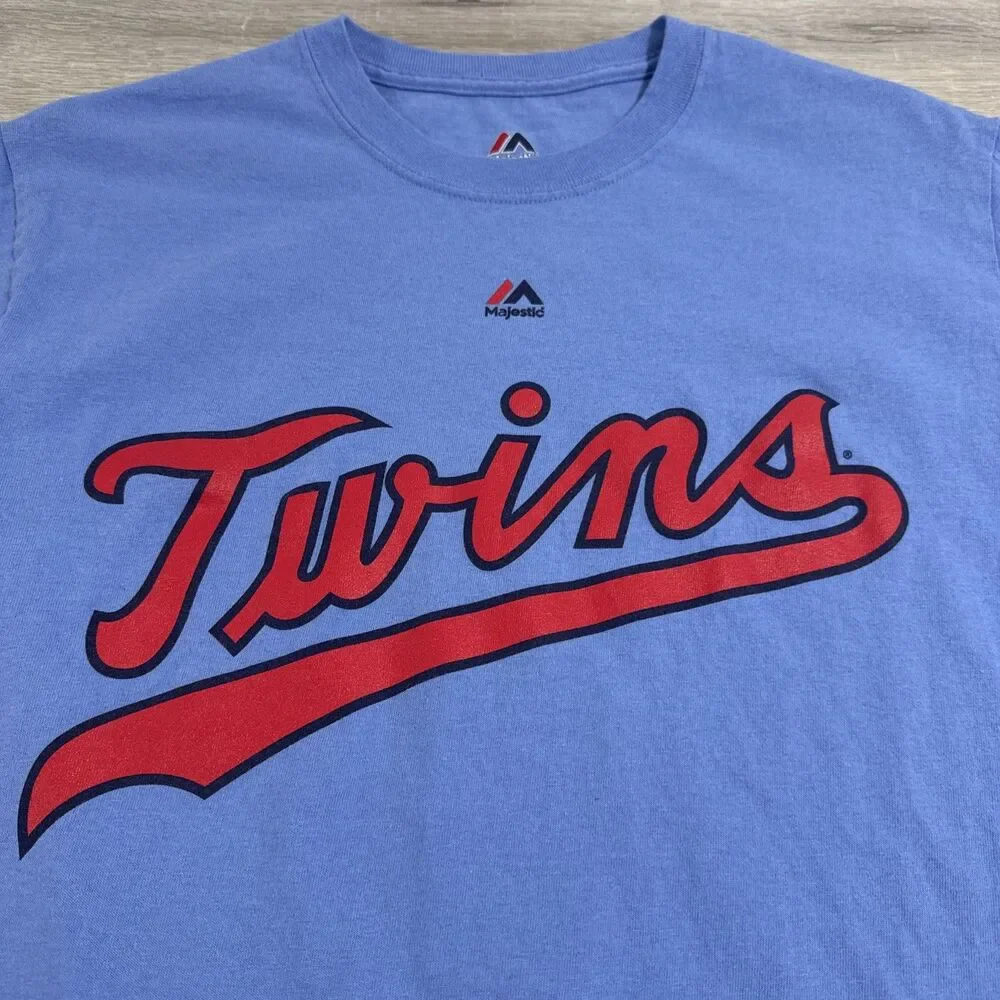 Harmon Killebrew Shirt Minnesota Twins Majestic Men's Blue Small MLB Tee
